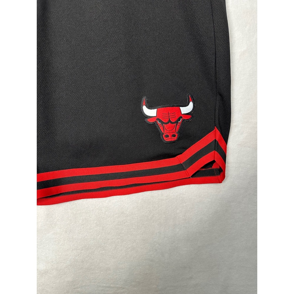 Ultra Game Chicago Bulls‎ NBA Basketball Shorts Men's XXL Black Red Athletic